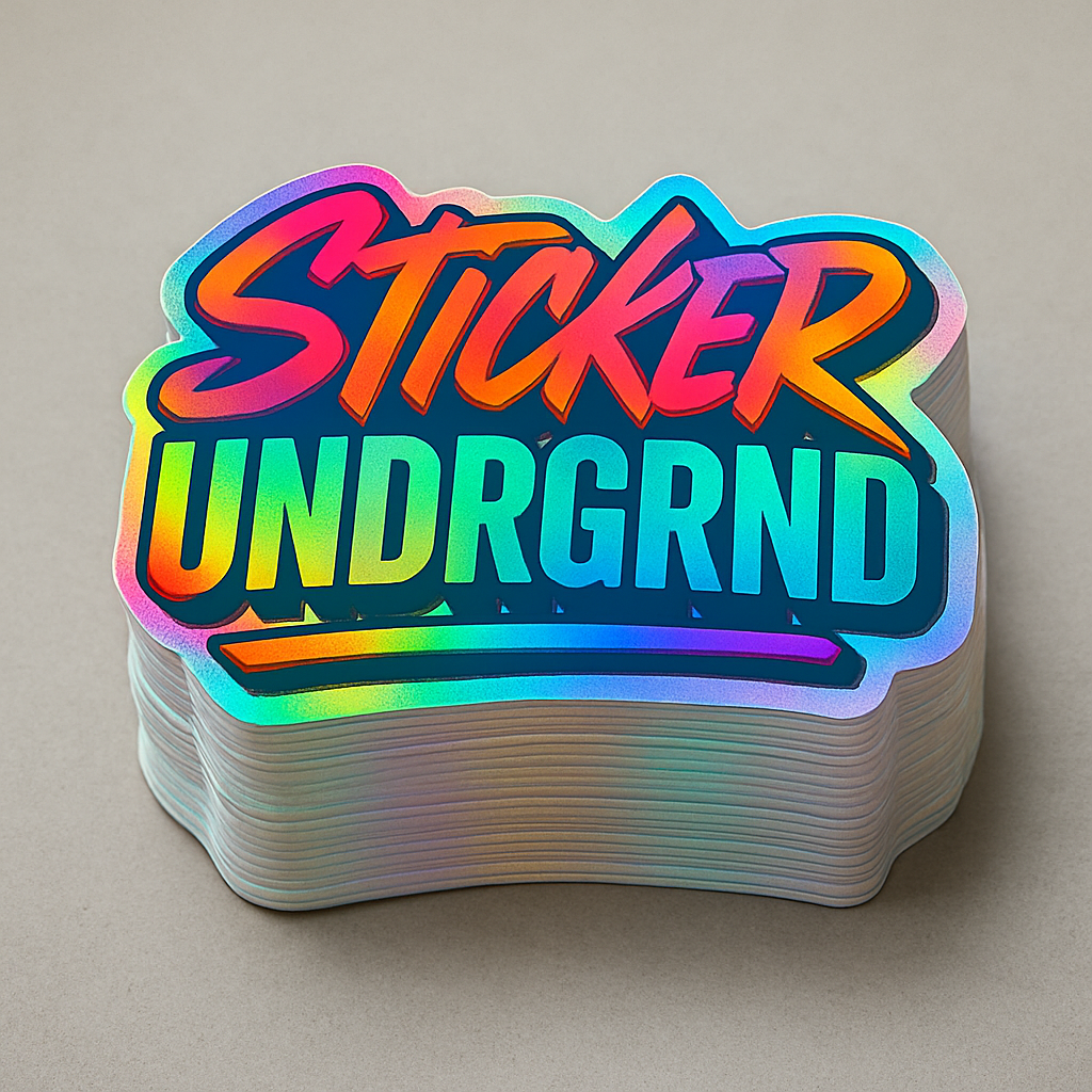 Holographic Die Cut Stickers
